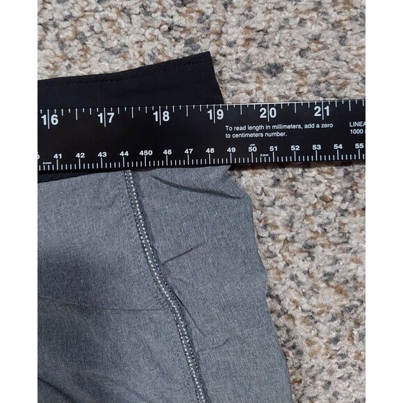 Manduka Shorts Yoga Stretch Athletic Gray Polyester Spandex Men’s XL - Picture 6 of 6